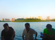 在福建省厦门市Yundang湖，完成问卷调查